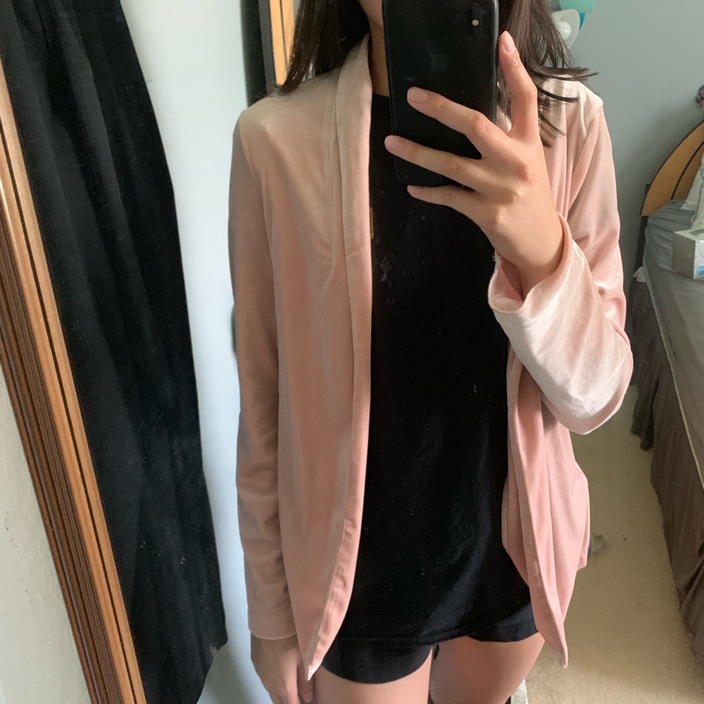 MISGUIDED Velvet Blazer